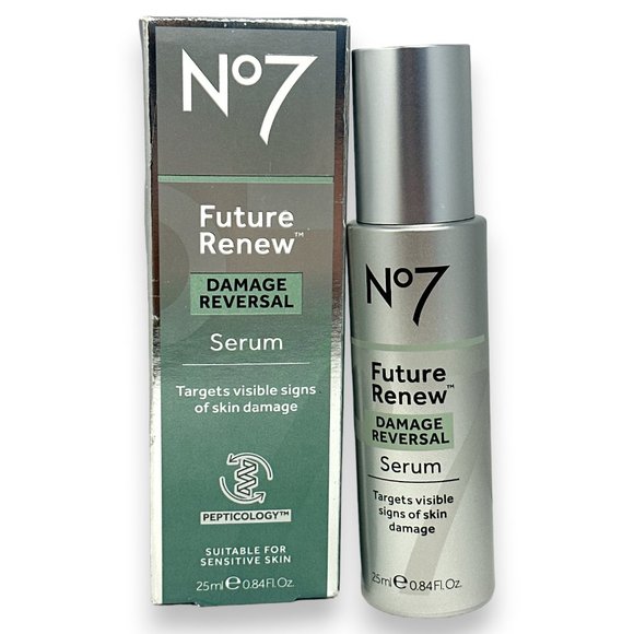 NO7 NEW PRODUCT No7 Future Renew Damage Reversal Serum 25 ml/ .84 oz Full Size - Picture 1 of 4